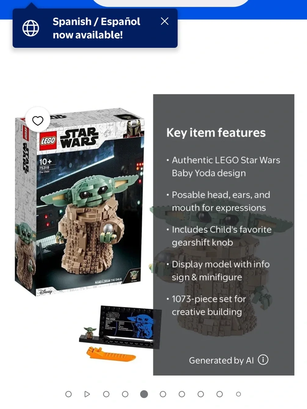 Yoda Star Wars Lego Building Set